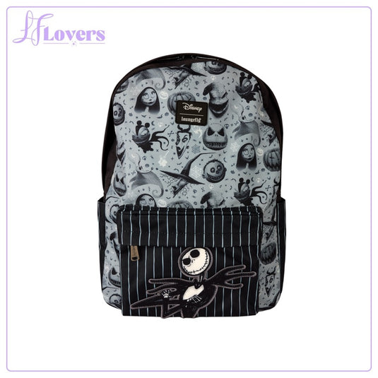 Loungefly Disney The Nightmare Before Christmas Nylon Full Size Backpack - PRE ORDER - LF Lovers