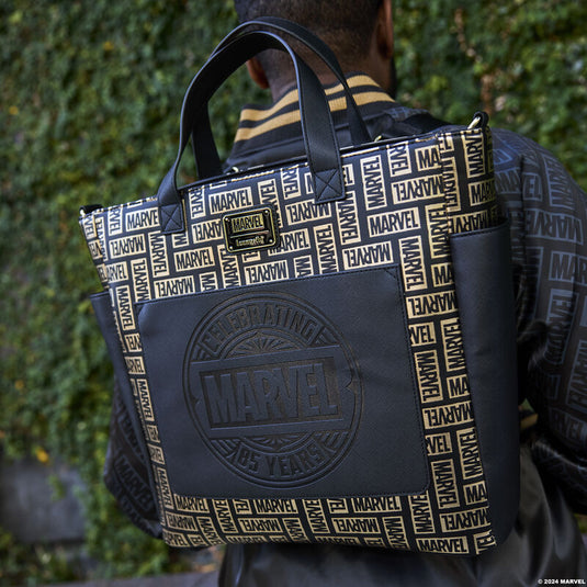 Loungefly Marvel Logo Convertible Backpack & Tote Bag - LF Lovers