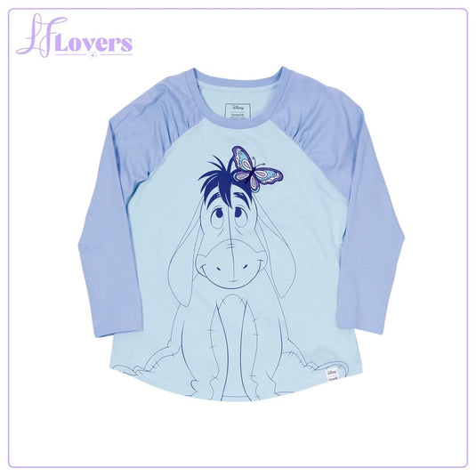 Loungefly Disney Winnie The Pooh Eeyore Shirred Raglan Tee - PRE ORDER - LF Lovers