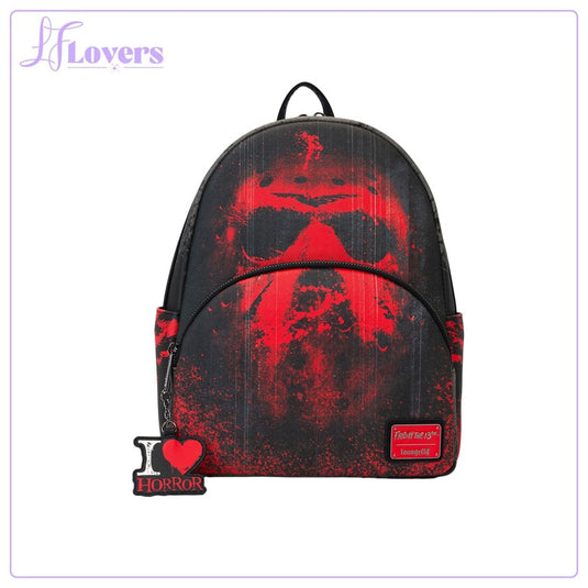 Loungefly Warner Brothers Friday The 13th I Heart Horror Mini Backpack