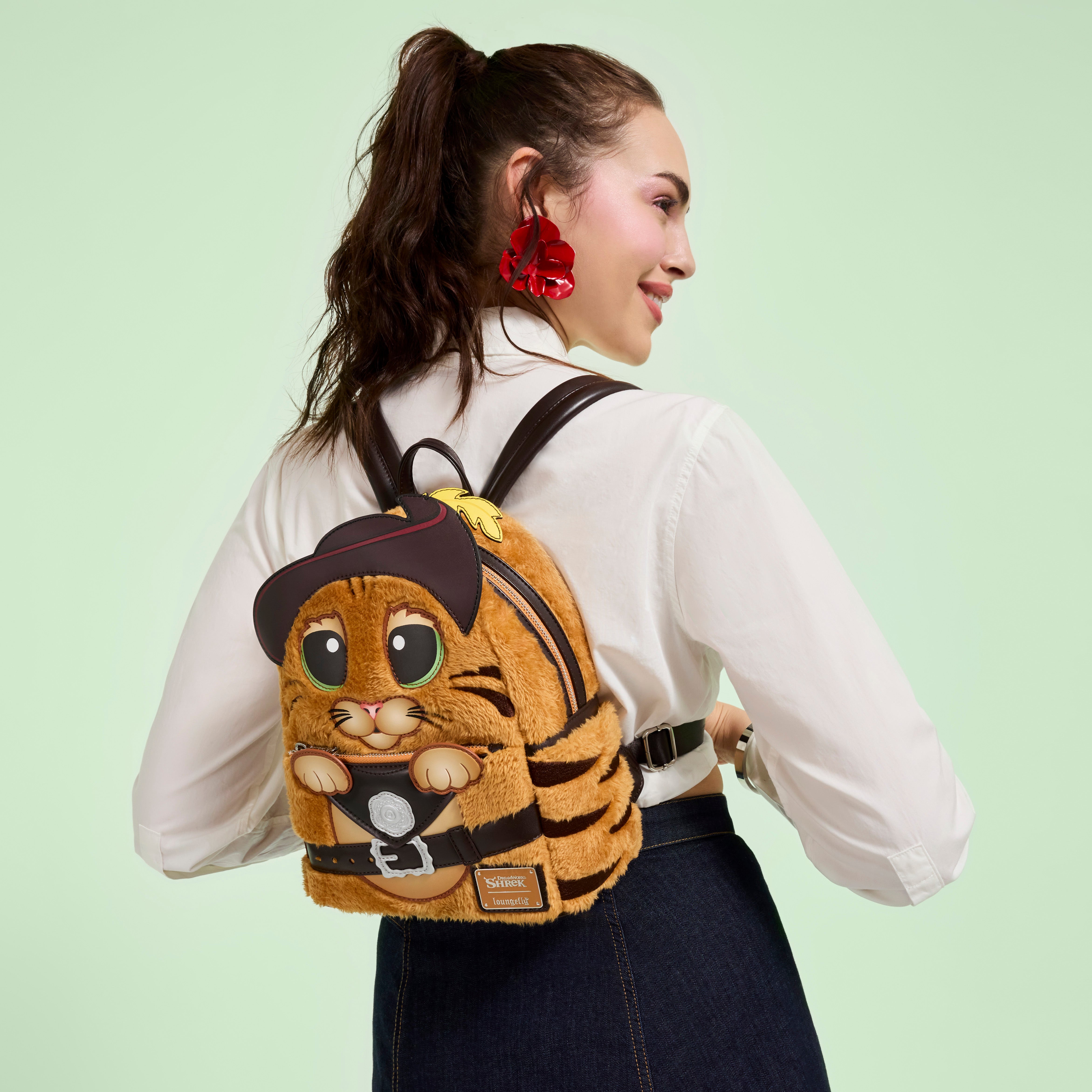 Loungefly Dreamworks Shrek Puss In Boots Cosplay Mini Backpack PRE loungefly-dreamworks-shrek-puss-in-boots-cosplay-mini-backpack-pre