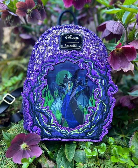 Loungefly Disney Sleeping Beauty Maleficent Lenticular Mini Backpack - LF Lovers