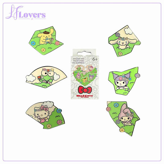 Hello Kitty and Friends Sanrio Flower Crown Heart Puzzle Loungefly Mystery Blind Box Pin - LF Lovers