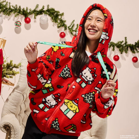 Loungefly Sanrio Winter Wonderland Zip Hooded Sweatshirt - LF Lovers