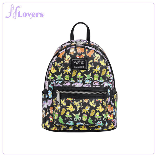 Loungefly Pokémon Multi Characters All Over Print Mini Backpack - LF Lovers