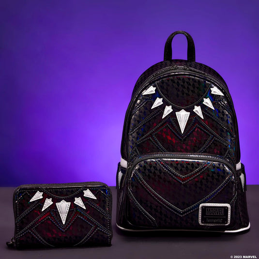 Loungefly Marvel Shine Black Panther Cosplay Zip Around Wallet - LF Lovers