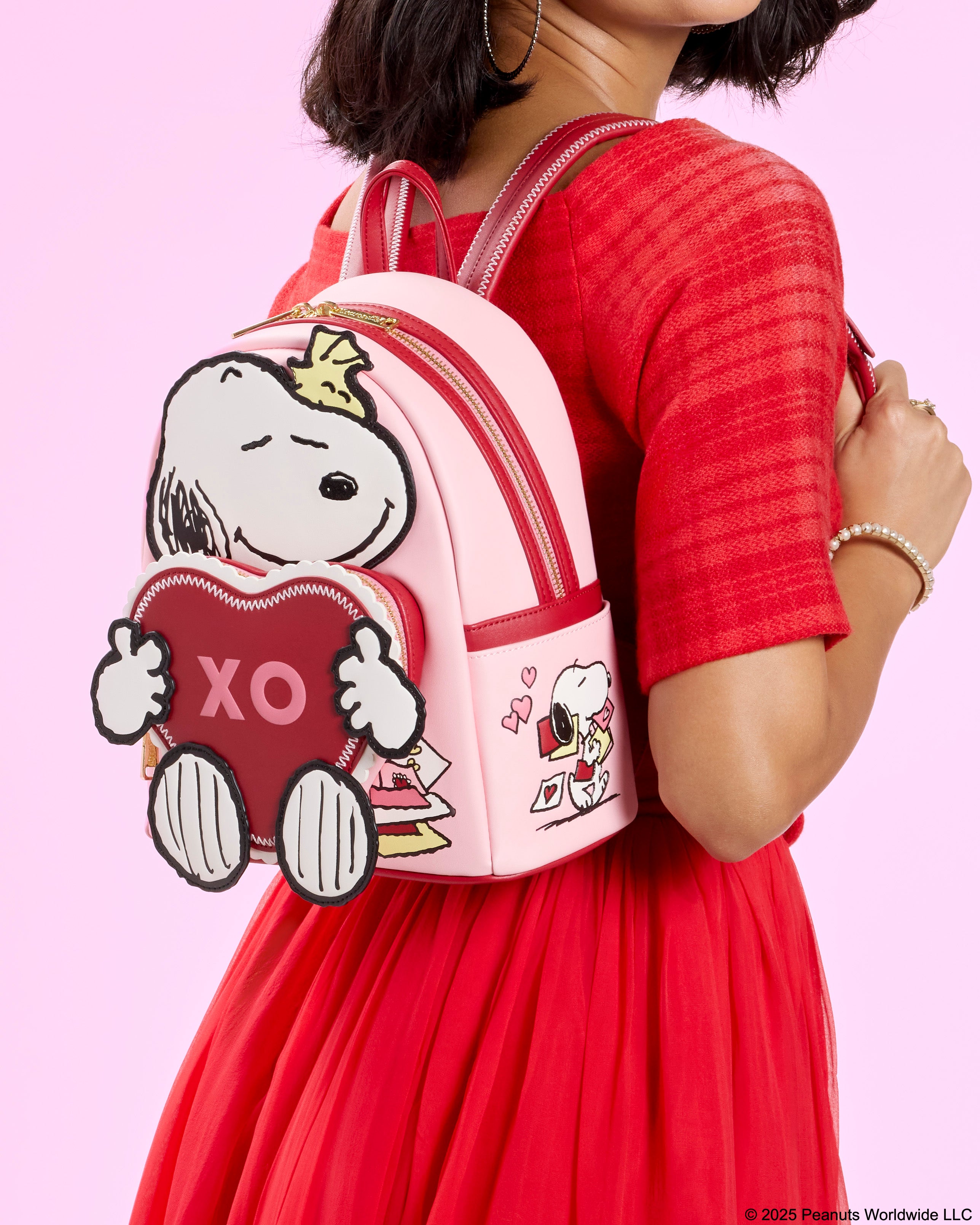Loungefly Peanuts Snoopy vs. the Red Baron Backpack NWT Loungefly Peanuts Snoopy vs. the Red Baron Mini Backpack  main image 2