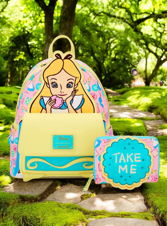Loungefly Disney Alice In Wonderland Alice Cookies Mini Backpack - LF Lovers