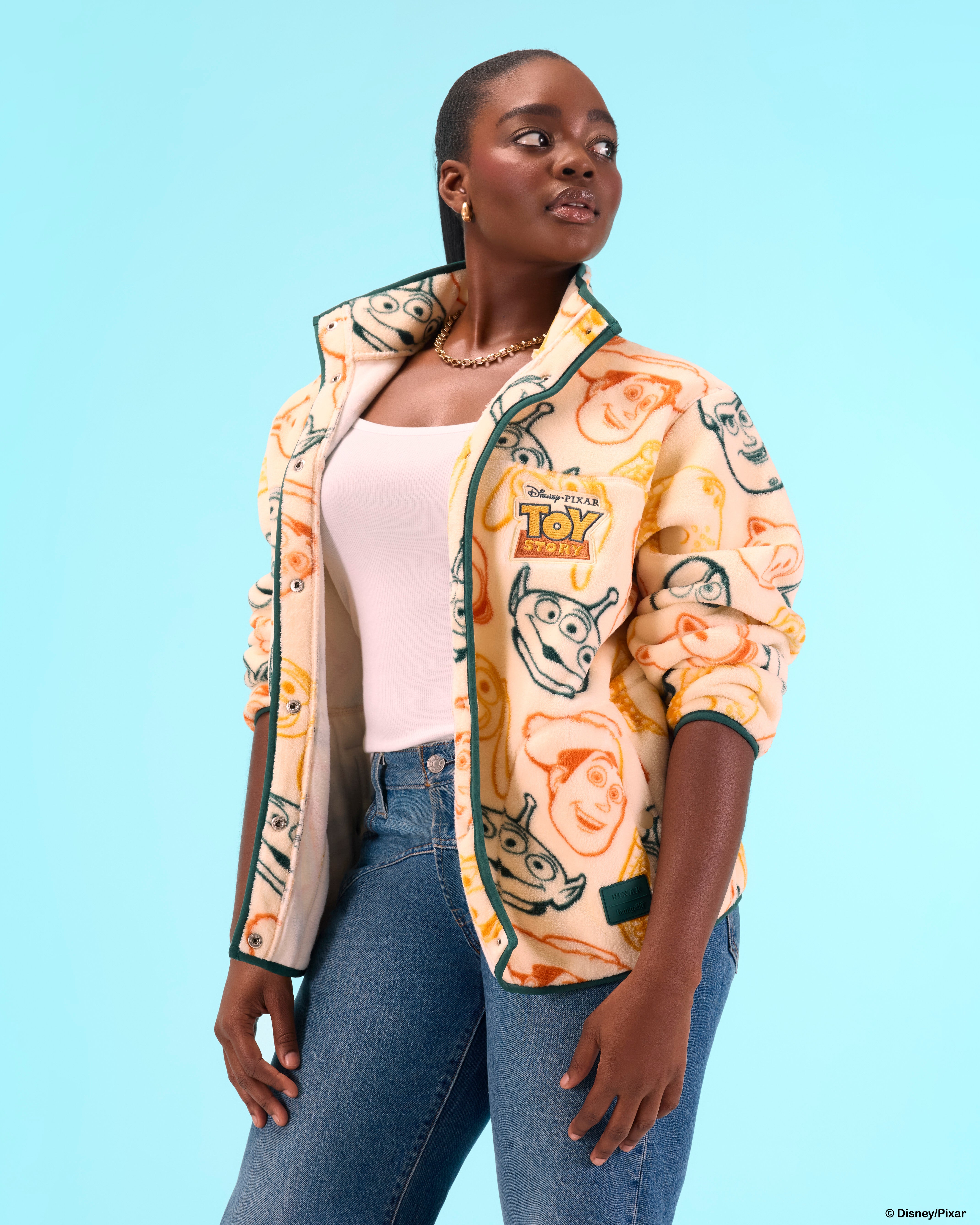 Loungefly Pixar Toy Story 30th Anniversary Snap Front Jacket | LF