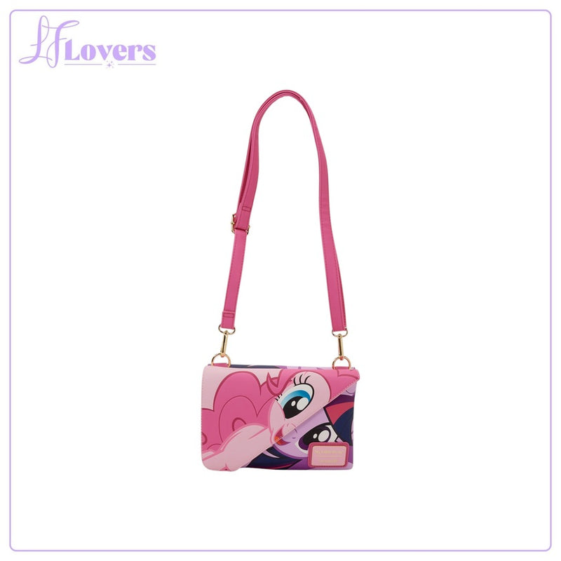 Load image into Gallery viewer, Loungefly My Little Pony Twilight Sparkle &amp; Pinkie Pie Crossbody - PRE ORDER - LF Lovers
