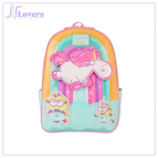 Loungefly Universal Minions Fluffy Unicorn Mini Backpack - PRE ORDER