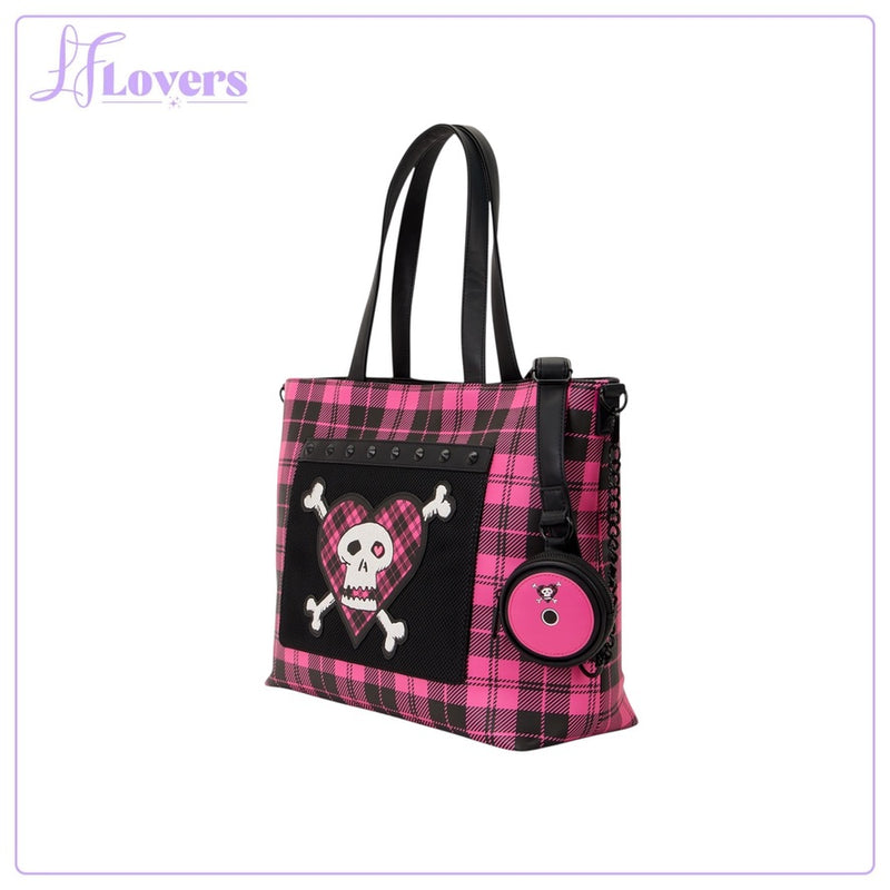 Load image into Gallery viewer, Loungefly Avril Lavigne Tote Bag With Coin Bag - PRE ORDER
