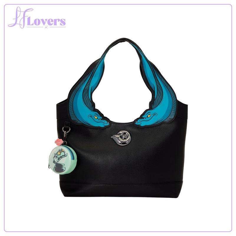 Load image into Gallery viewer, Loungefly Disney The Little Mermaid Flotsam and Jetsam Handbag with Coin Bag - Preorder
