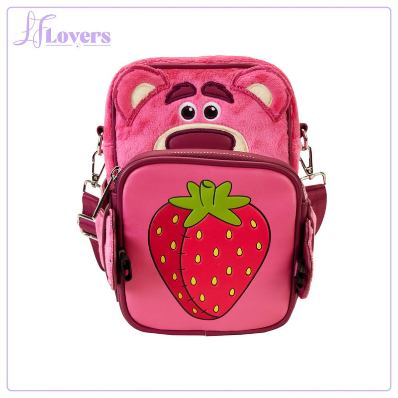 Load image into Gallery viewer, Loungefly Pixar Toy Story Lotso Crossbuddies Bag - PRE ORDER - LF Lovers
