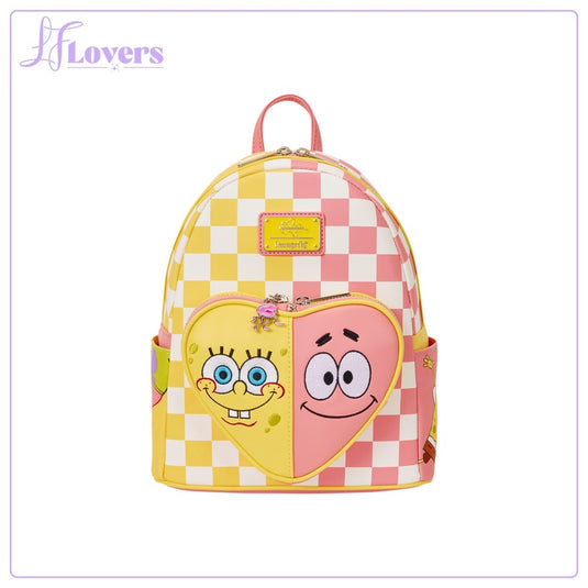 Loungefly Nickelodeon SpongeBob SquarePants & Patrick Star Checkered Mini Backpack - PRE ORDER - LF Lovers