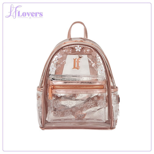 Loungefly Clear Floral Mini Backpack - PRE ORDER