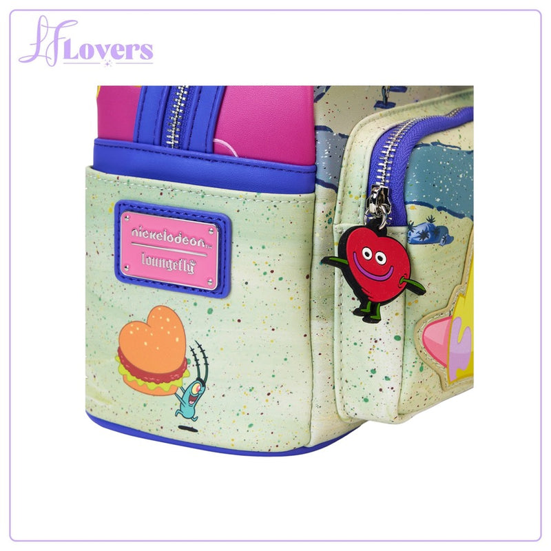 Load image into Gallery viewer, Loungefly Nickelodeon Spongebob &amp; Patrick Mini Backpack
