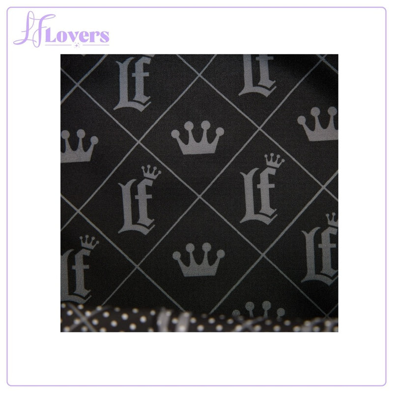 Load image into Gallery viewer, Loungefly The Laura Black Pin Trader Crossbody
