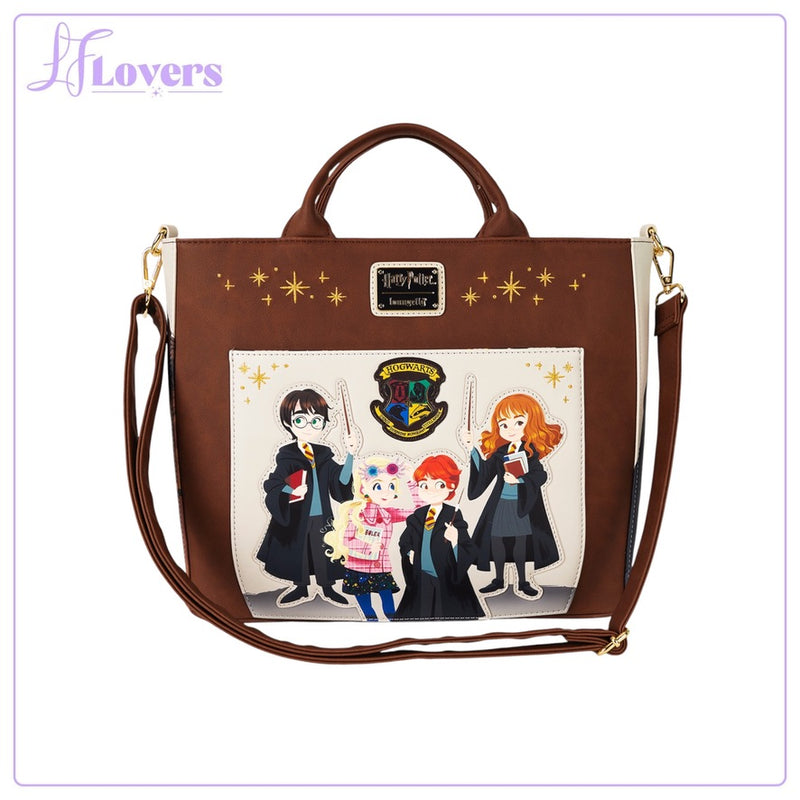 Load image into Gallery viewer, Loungefly Harry Potter Spring Convertible Tote Bag
