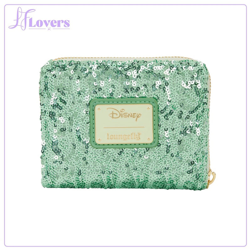 Load image into Gallery viewer, Loungefly Disney Tinkerbell Holiday Tri Fold Wallet - PRE ORDER
