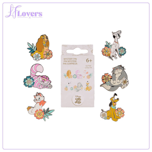 Loungefly Disney Dogs & Cats Floral Mystery Box Pin - COMING SOON