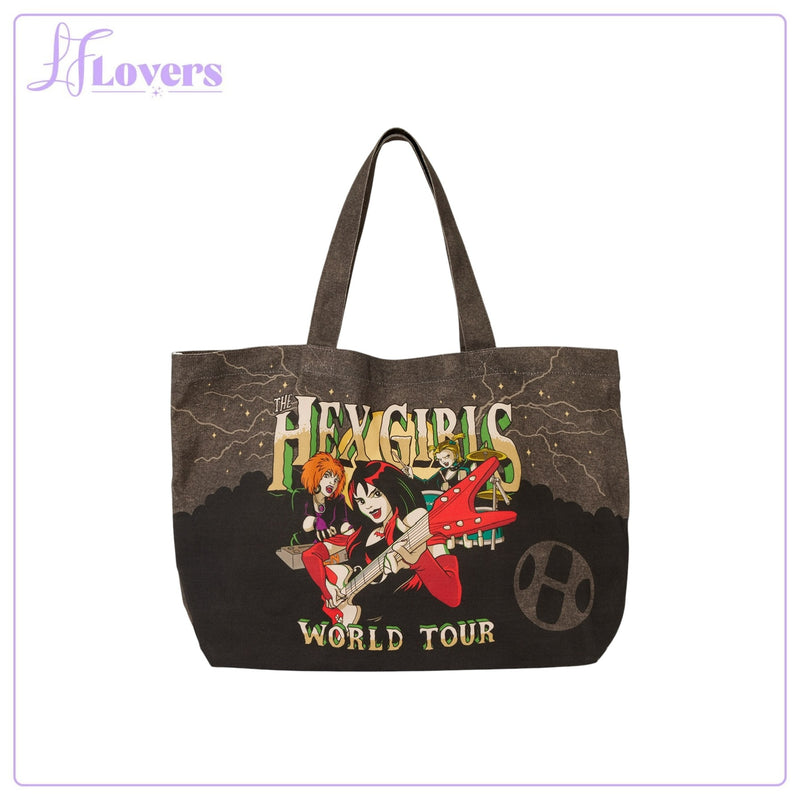 Load image into Gallery viewer, Loungefly Scooby-Doo The Hex Girls World Tour Tote Bag - Preorder
