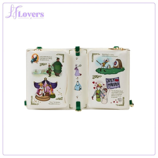 Loungefly Disney Classic Books Robin Hood Convertible Crossbody - Preorder