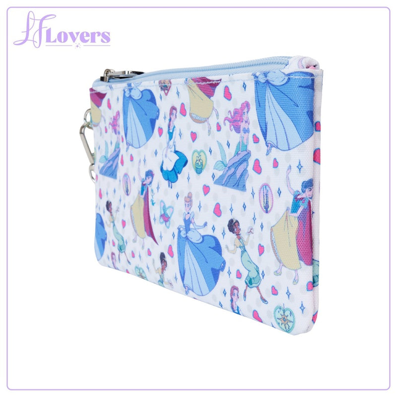 Load image into Gallery viewer, Loungefly Disney Princess Manga Style Nylon Wristlet  Wallet- PRE ORDER - LF Lovers

