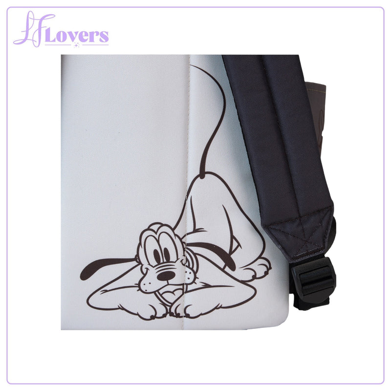 Load image into Gallery viewer, Loungefly Disney Mickey And Friends Canvas &amp; Nylon Full Size Backpack
