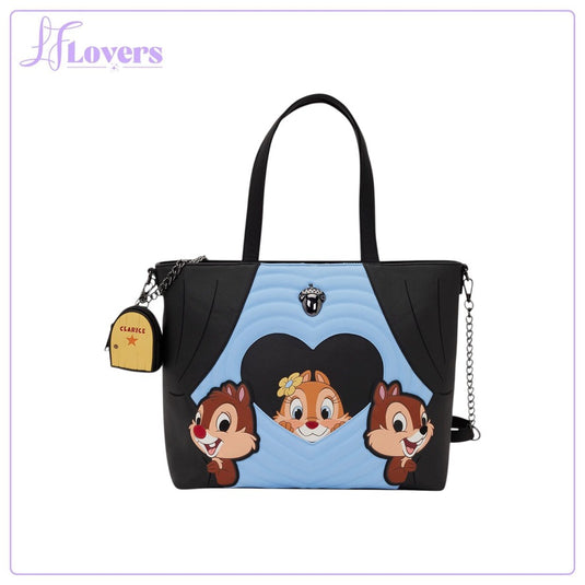 Loungefly Disney Chip 'n' Dale Two Chips & a Miss Tote Bag With Coin Bag - PRE ORDER - LF Lovers