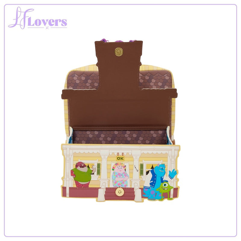 Load image into Gallery viewer, Loungefly Disney Monsters University Oozma Kappa House Figural Mini Backpack - LF Lovers
