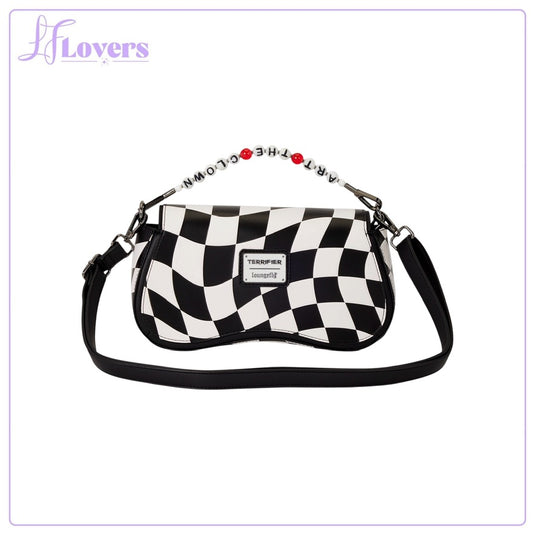 Loungefly Terrifier Art the Clown Checkered Crossbody Bag - Preorder