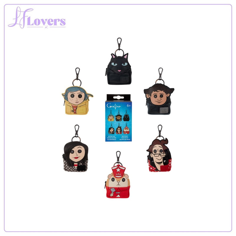 Load image into Gallery viewer, Loungefly Laika Coraline Mystery Mini Backpack Keychain Charm - Pre Order
