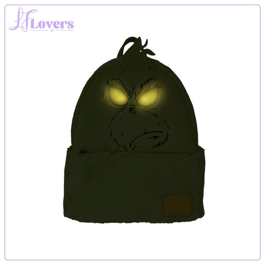 Loungefly Dr Seuss Plush Grinch Light Up Cosplay Mini Backpack - LF Lovers