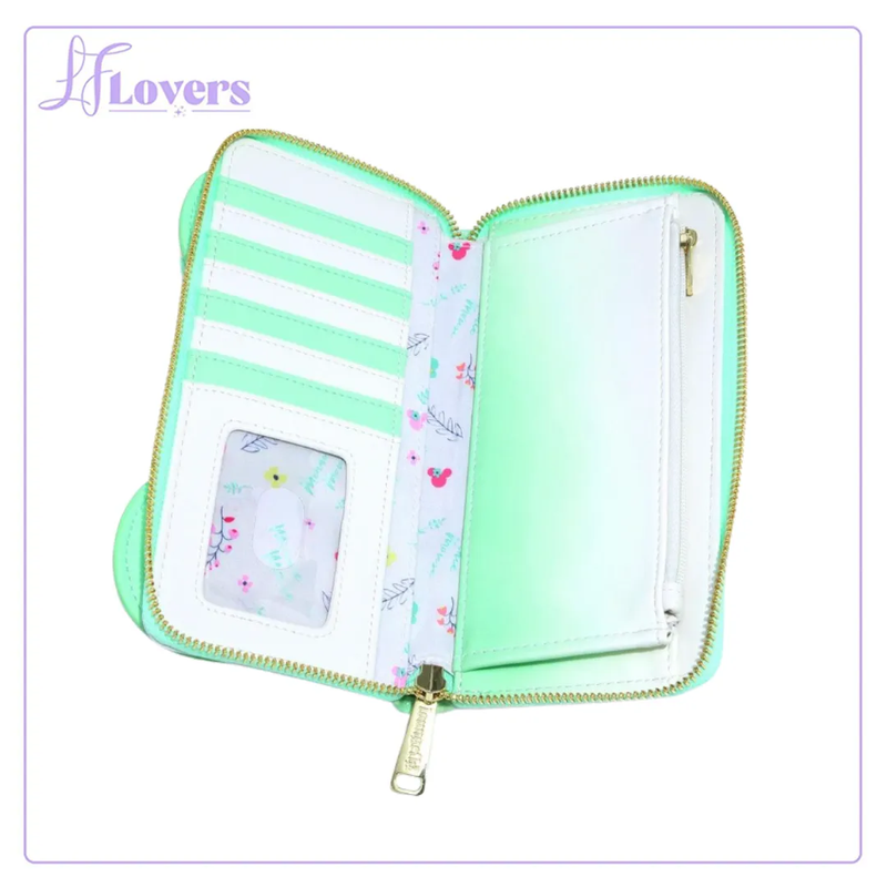 Load image into Gallery viewer, Loungefly Disney Minnie Mouse Pressed Flower Bow Wallet
