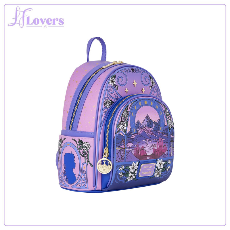 Load image into Gallery viewer, Loungefly ACOTAR Night Court Ramiel Mountain Mini Backpack - Preorder
