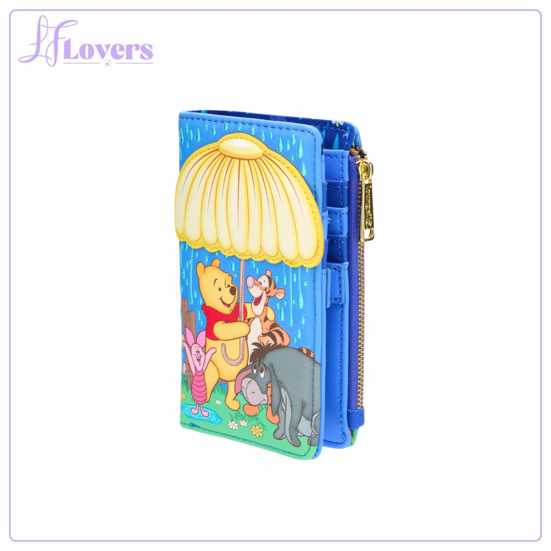Load image into Gallery viewer, Loungefly Disney Winnie the Pooh Rainy Umbrella Scene Wallet - LF Lovers
