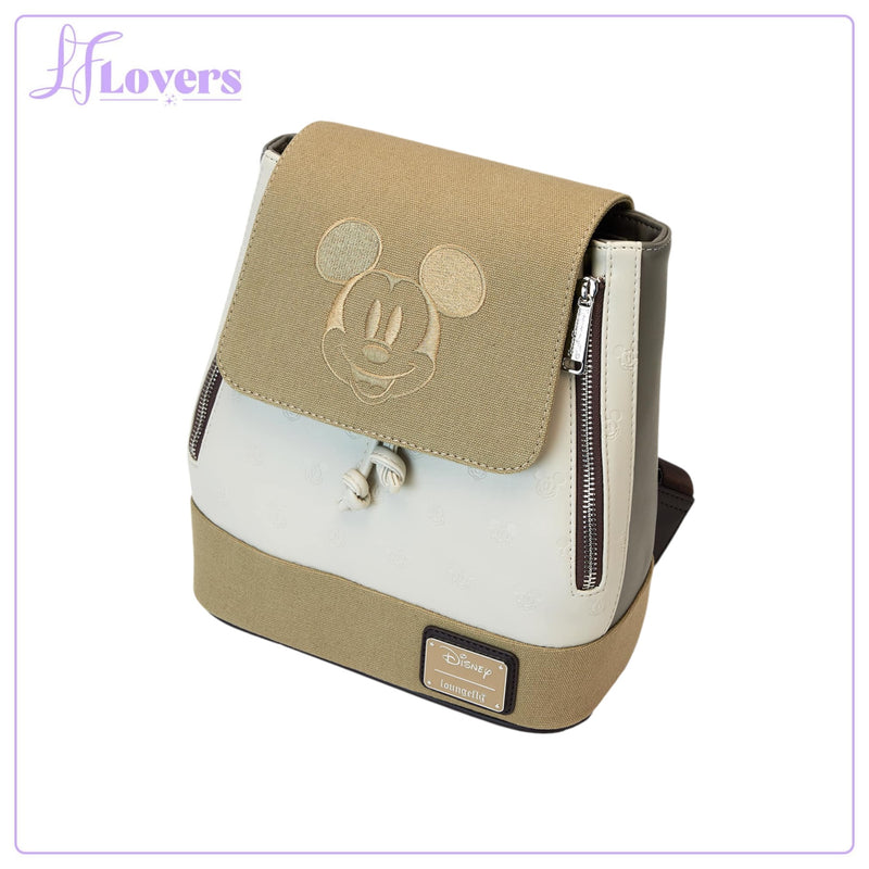 Load image into Gallery viewer, Loungefly Disney Mickey And Friends Canvas Mini Backpack
