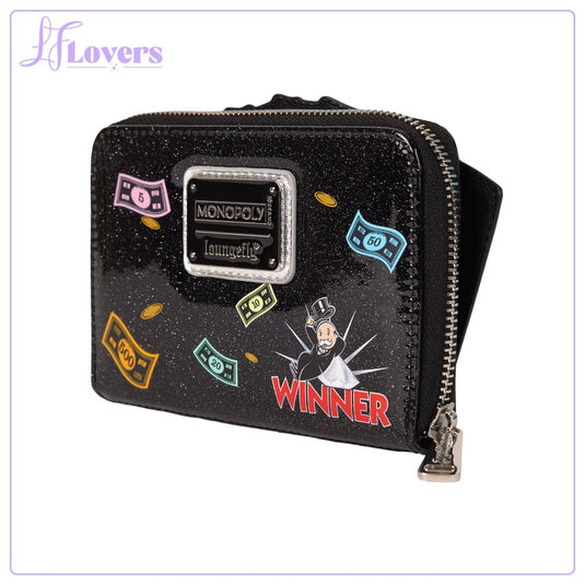 Loungefly Hasbro Monopoly Money Zip Around Wallet