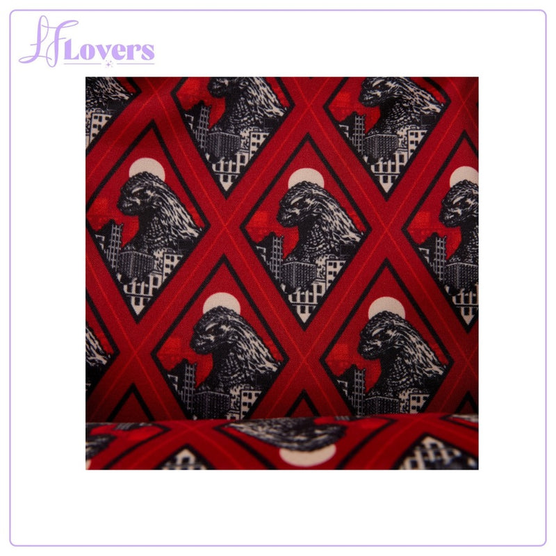 Load image into Gallery viewer, Loungefly TOHO Godzilla Crossbody Sling Bag With Coin Bag - PRE ORDER
