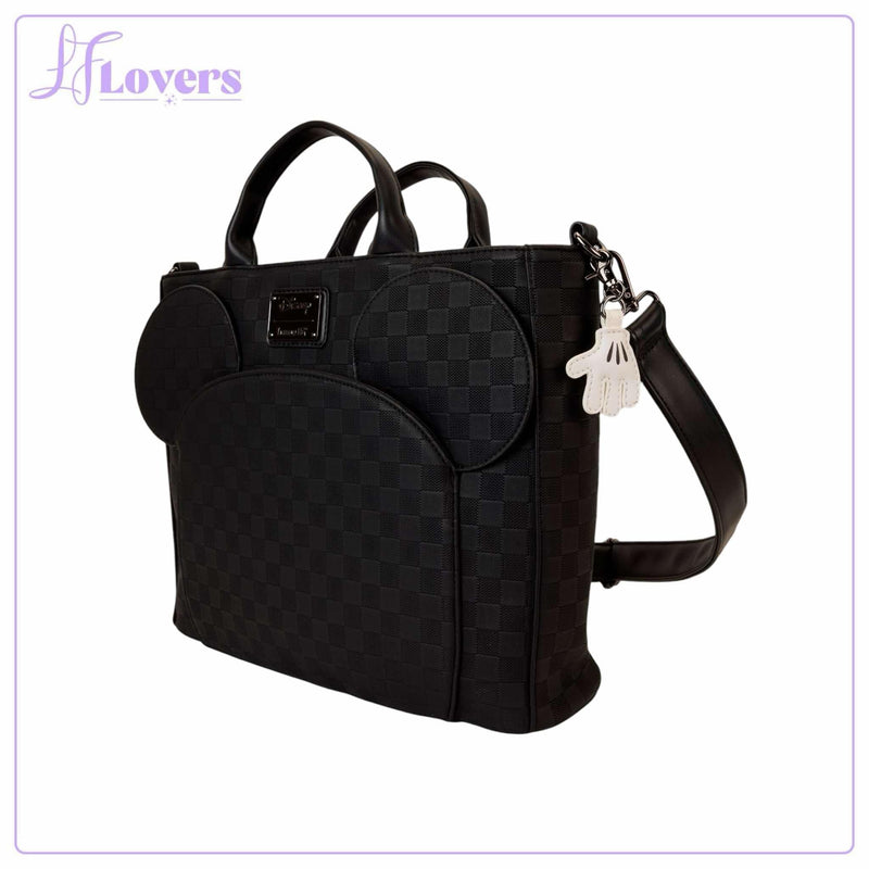 Load image into Gallery viewer, Loungefly Disney Mickey Ear Evergreen Convertible Tote Bag - LF Lovers
