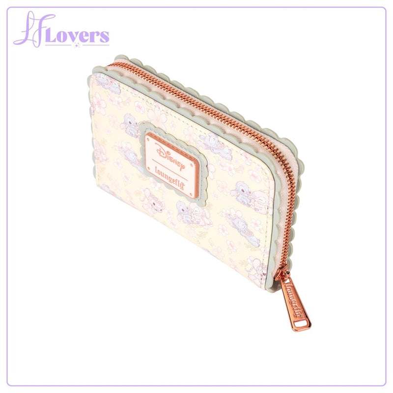 Load image into Gallery viewer, Loungefly Disney Cute Stitch Cherry Blossom Zip Around Wallet - PRE ORDER
