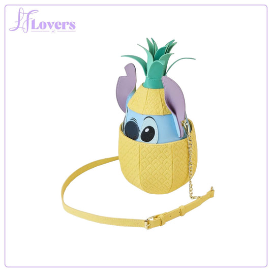 Stitch Shoppe Lilo and Stitch Figural Pineapple Crossbody Bag - LF Lovers