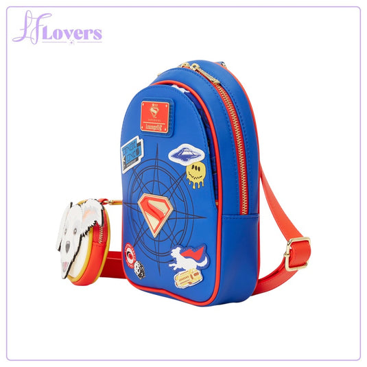 Loungefly DC Supergirl Krypto Sling Crossbody Bag - LF Lovers