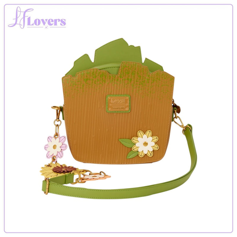 Load image into Gallery viewer, Loungefly Marvel Guardians of the Galaxy Groot Floral Figural Crossbody Bag - Preorder - LF Lovers
