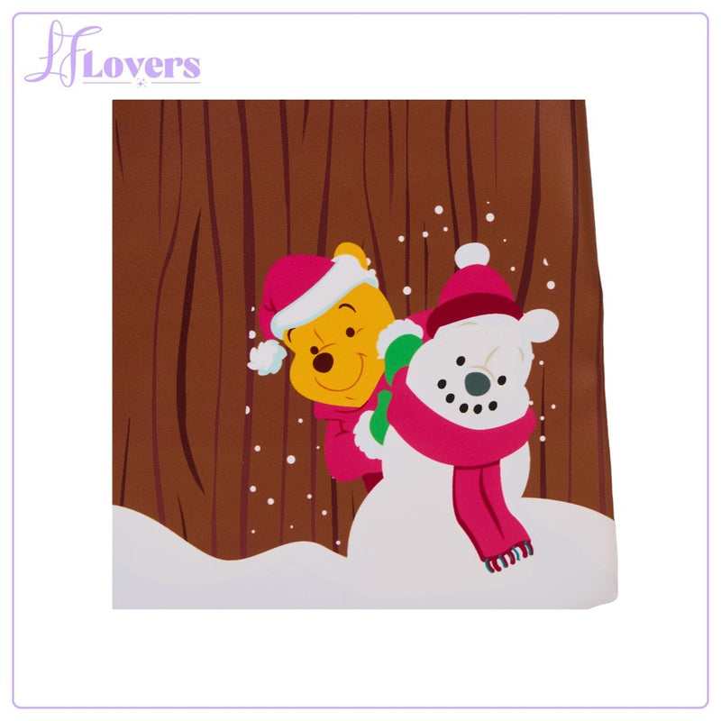 Load image into Gallery viewer, Loungefly Disney Winnie The Pooh Holiday Scene Pooh And Friends Mini Backpack
