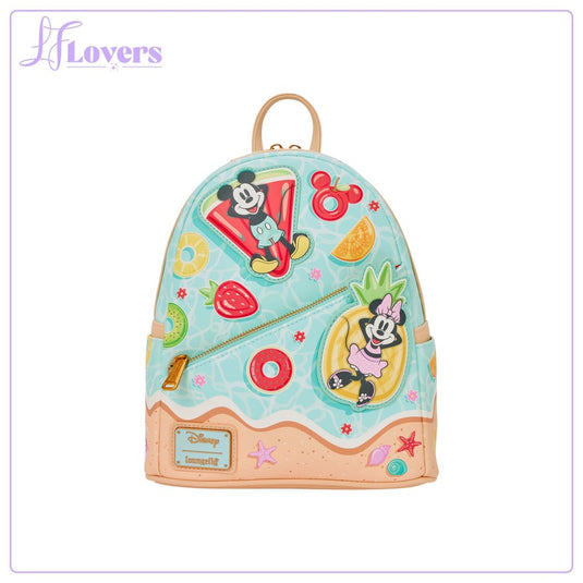 Loungefly Disney Mickey & Minnie Beach Fun Mini Backpack - LF Lovers