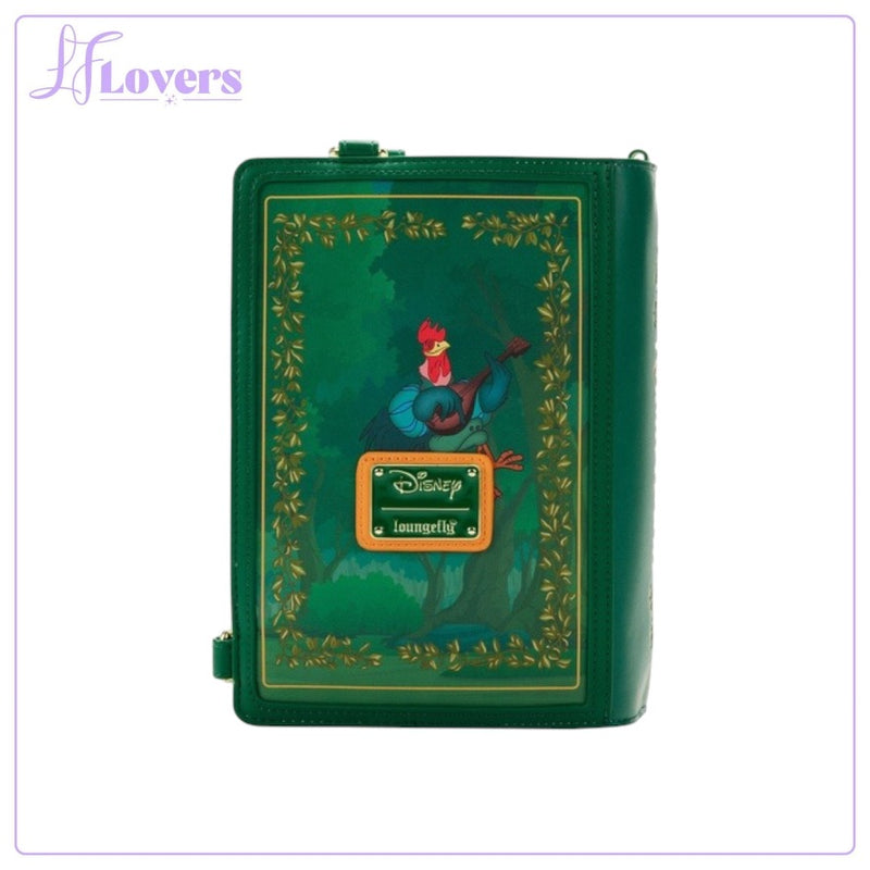 Load image into Gallery viewer, Loungefly Disney Classic Books Robin Hood Convertible Crossbody - Preorder
