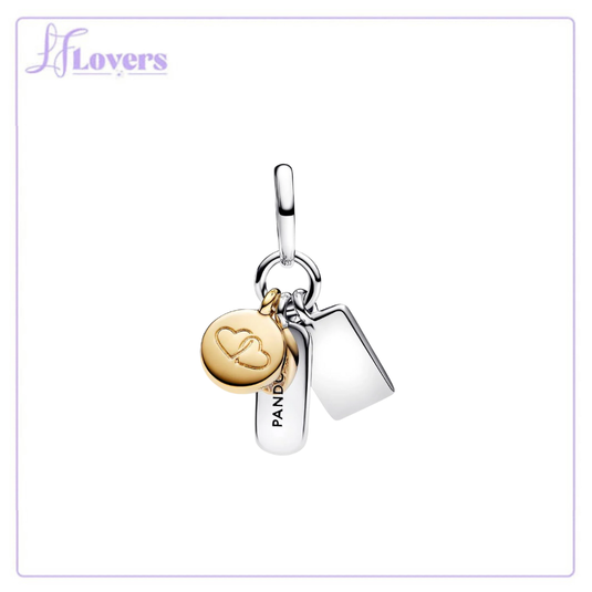 Pandora Friendship Triple Dangle Charm