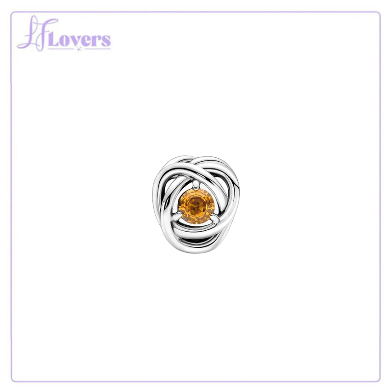 Load image into Gallery viewer, Pandora November Birthstone Eternity Circle Charm
